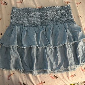Aerie chambray mini skirt size XL